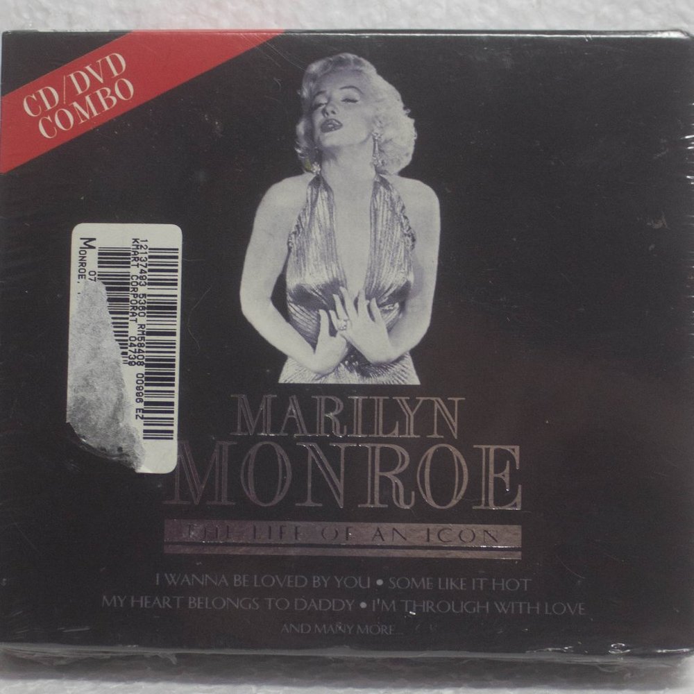 New Marilyn Monroe Life of an Icon CD/DVD Combo